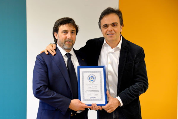 Paolo Cerù con il Bollino del Salvagente